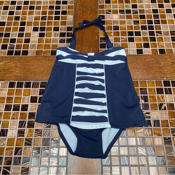 Janie and Jack Baby Girls Stripped Swimsuit - Picture 3 of 10